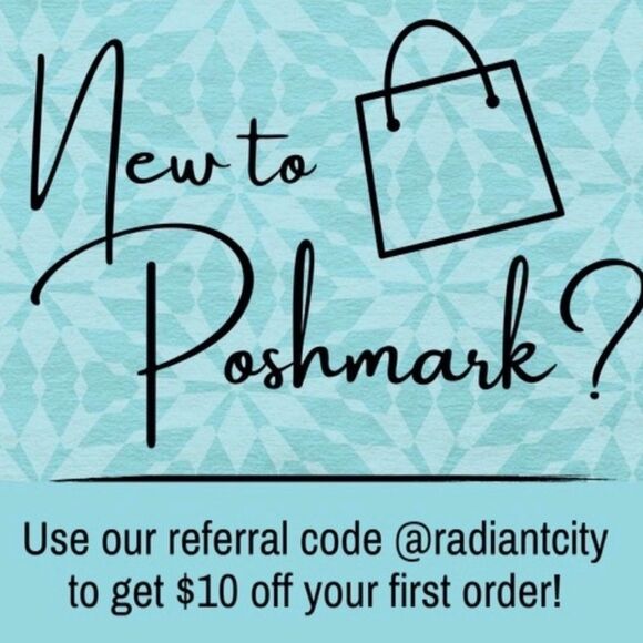 Create Poshmark account with code @radiantcity for discount on your first order! - Picture 1 of 9